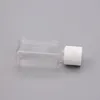 15 ml Mini Hand Sanitizer Pet Plastic Bottle With Flip Top Cap Square Form för smink Lotion Desinfectant Liquid Tcvuj