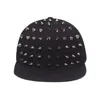 Boll Caps Street Style Punk Rivet Hip Hop Hat Men Spike Studded Baseball Cap Cool Hedgehog Jazz Snapback