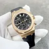 Royal Oak Offshore Дубовые часы с большим циферблатом и автоматической датой Montre De Luxe Механические мужские часы с автоматическим механизмом