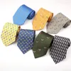 Bow Ties 9cm British Style Mönster för människa slipsar Business Neck Tie Män passar Cravat Wedding Party Jacquard Gravats