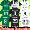 23 24 Borussia Monchengladbach maglie da calcio FANS PLAYER VERSION 2023 casa Gladbach NEUHAUS ELVEDI PLEA ZAKARIA GINTER WEIGL THURAM UOMINI BAMBINI KIT CALCIO CAMICIE