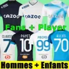 22 23 30ème Maillots de Football MarseillEs Maillot Foot Cuisance Guendouzi Alexis Gerson Payet Clauss Maillots de Football Hommes Enfants Veretout Jeunesse