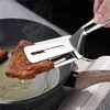 Andra köksverktyg Rostfritt stål Steak Clip Pancake Barbecue Spatula Clip BBQ Tongs Stek Fisk Spatula Clip Bröd Klipp Hushåll Köksverktyg 230422