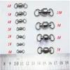 big game fishing ball bearing swivel solid ring swivel 50pcs bag282e