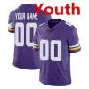 Justin Jefferson Football Jersey T.J. Hockenson Harrison Smith Kirk Cousins ​​Randy Moss John Randle Dalvin Cook Mens Women Youth Custom Football Jerseys