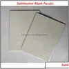 Pappersprodukter sublimeringspussel a5 storlek diy sublimationer blanker pussel vita pussel 80 st -värmekontroll överföring handgjorda gåva yf dhgfh