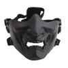 Effrayant Sourire Fantôme Demi-Masque Forme Réglable Tactique Couvre-chef Protection Halloween Costumes Accessoires Cyclisme Visage Mas230j