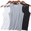 Men's Tank Tops 3PCS Underwear For Mens Silk Top Men High Quality Bodybuilding Singlet Sleeveless Slim Fit Vest Male Bodyshaper 5XL 230422