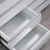 Fonds d'écran papier d'aluminium papier cuisine autocollants imperméables et résistants à l'huile résistant à la chaleur auto-adhésif comptoirs armoires mur