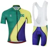 2022 Hommes Summer Triathlon Brésil Équipe nationale Maillot de cyclisme VTT Vêtements Maillot Ciclismo Ropa Taille XXS-6XL N11288M