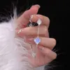 браслет ван Клевер Женщины алмаз инкрустированный фиолетовым кловерным браслетом световой роскошной ниша изысканный 2024 Новые дамы.