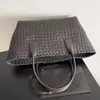 10A Espejo Calidad Diseñador 40 CM Tote grande Hombro Piel de cordero Compras Mujer Bolso con asa superior con caja B104V