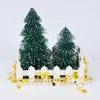 クリスマスデコレーション3サイズミニツリーフェスティバルホームオフィステーブル装飾パーティー装飾Xmas装飾ギフト