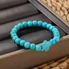 Bedelarmbanden Europese en Amerikaanse Boheemse etnische stijl damesarmband met turquoise kralen