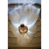 Gelin peçe 3 m uzunluğunda gelin düğün saç aksesuarları kadın fildişi duş elbise tarak