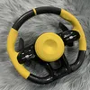 Black Carbon Fiber Steering Wheel Fit for Mercedes Benz AMG E400 E450 GLC63 W211 LED display