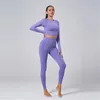 Traje de yoga Conjunto de 2 piezas Ropa de entrenamiento para mujer Gimnasio Fitness Ropa deportiva Crop Top Sujetador deportivo Leggings sin costuras Traje de desgaste activo 231121