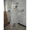 Il più nuovo costume della mascotte dell'orso polare bianco Carnevale unisex vestito Natale festa di compleanno Festival all'aperto vestire oggetti di scena promozionali per donne uomini