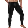 Männer Hosen Männer Sexy PU Leder Legging Hosen Dünne Faux Lange Hose Enge Erotische Versuchung Hosen Casual Slim Clubwear Leggings