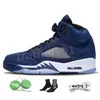 2024 AJ5s Plaid J5s Jumpman 5 Basketball shoes 5s Women Mens Trainers Midnight Navy Photon Dust Lucky Green Olive Sail Black Muslin Platform Outdoor Sports Sneakers