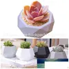 Ferramentas de artesanato de cimento de concreto molde de argila de resina Sile Soop Making Mod 3D Moldes para Epóxi Scent Flower Pot Factory Preço de preços D OtldA