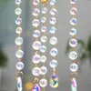 Decorazioni da giardino Suncatcher Hanging Crystal Wind Chime Prism Bead Charm Chandelier Home Window Decor Rainbow Maker Decorazione di nozze Regalo 230422