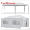 10 X 20' Outdoor Gazebo Party Tent W 6 Side Walls Wedding Canopy Cater Events Hzipt245u