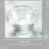 Dinnerware Sets 4pcs Household Dessert Rice Pudding Bowls Jelly Glass