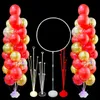 Décorations de Noël 1/2 Set Ballons Stand Colle Dot Ballon Titulaire Colonne De Mariage Fête D'anniversaire Décoration Enfants Baby Shower Balons Support Fournitures 231121