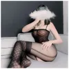 Perspectiva erótica de una pieza Bodystocking sujetador abierto Body sin entrepierna ropa interior para sexo Lencería de talla grande Lenceria Mujer Sexi