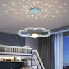 Lustres Moderne belle LED lustre lampes pour enfants chambre étude plafond pendentif lumières pépinière chambre éclairage intérieur Fixt251T