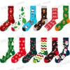 Chaussettes pour hommes 2023 Nouvelles chaussettes de Noël élégantes pour femmes Motif mignon de cerf et de flocon de neige Chaussettes de cadeau de Noël Cadeau de Noël Chaussettes pour hommes Taille 37-44 T231122