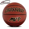 Bolls varumärke Crossway L702 Basketboll Ball PU Materia Officiell storlek7 GRATIS med NET BAG+ NEELDE 231122