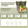 Refrigerador para carro de 44 quartos, controle de aplicativo de zona dupla, congelador portátil de 12 volts