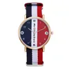 Montres-bracelets Mode Casual Haute Qualité Dames Style Chinois Nylon Bracelet Ultra Mince Montre Étudiant Horloge Décorative Rétro Classique