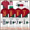 22 23 Portuguesa portugal voetbalshirts RUBEN RONALDO Portugieser 22 2023 Portugees voetbalshirt Heren Kindertenue sets WK team Portugals tops thailand 88