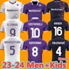 23 24 Fiorentina Soccer Jerseys J. Ikone 2023 2024 Castrovilli Erick Florence Jersey ACF Biraghi Jovic A. Cabral Milenkovic C Kouame Sottil Men Kid Kit Football Shirt