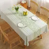 Nappe Arrive Lime Plaid PVC Bureau Ménage Rectangulaire Imprimé Tablette Est Simple À Manger 98HNSSTX01