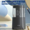 Pencil Sharpeners Deli Dual Power Electric Pencil Sharpener Multi-Pen Safety Protection Alloy Steel Roller Blade Pencil Sharpener Office Supplies 231121