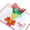 Biglietti d'auguri Fatti a mano Carta di San Valentino Carta 3D Vacanza Stile personale