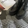 boots designer boots round head ankle stretch boots patent leather increase classic fashion martin boots waterproof table 5cm 8cm with box