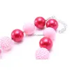 Pendentif Colliers Pinkaddred Love Heart Chunky Collier Bubblegum Perle Meilleur cadeau Bébé Fille Bijoux pour les enfants en bas âge Drop Livraison Dhogn