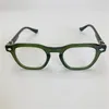 Top Luxury Designer chr оптические круглые солнцезащитные очки для мужских и женских солнцезащитных очков с тяжелой процессной прозрачной зеленой оправой, линзы для защиты от радиации поставляются с коробкой