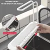 Kitchen Storage Sink Rack With Towel Bar Adjustable Shelf Dish Brushes Sponge Dishcloth Drain Basket Holder