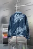 xinxinbuy Cappotto da uomo firmato Giacca di jeans camicie tie dye da donna a maniche lunghe bianco kaki Nero blu S-2XL