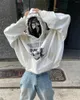 Men's Hoodies CZTOP Street Fashion GRAILZ PROJECT G/R Hoodie Edward Scissorhands Washed Quality Casual Loose High-Street Hooded Sweater