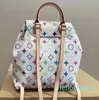 Bolsa de compras de couro padrão mochila de luxo para exterior