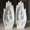 2pcs منحوتات تمثال بوذا التمثال التمييز Tathagata India Yoga Home Decoration Assories roments drop t200331287x