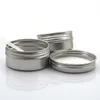 Conteneurs vides de baume à lèvres en aluminium, pots de crème cosmétique, bouteille de pot artisanal en étain 5 10 15 30 50 100g Hnavr