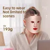 Apparaten voor gezichtsverzorging 4 in 1 Rode Led-lichttherapie Infrarood Flexibel Zacht Masker Siliconen Kleur Anti-aging Geavanceerd Pon IPX7 231121